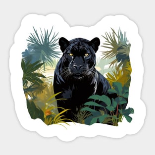 Jungle Panther Sticker